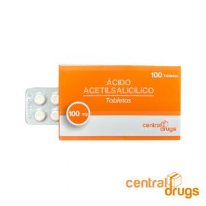 ÁCIDO ACETILSALICÍLICO CDL Tabletas 100mg Caja de 100 ※ 20+1, 50+4
